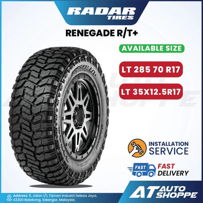 Radar Renegade R/T+ 17 Inch Rugged Terrain Tyre (1 Tire)