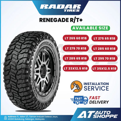 Radar Renegade R/T+ 18 Inch Rugged Terrain Tyre (1 Tire)