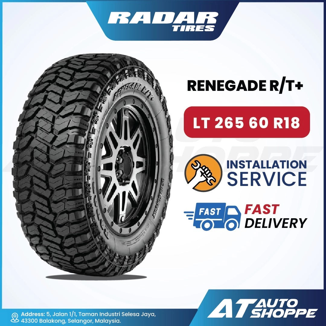 Radar Renegade R/T+ 18 Inch Rugged Terrain Tyre (1 Tire)