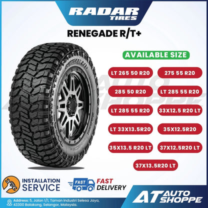 Radar Renegade RT+ 20 Inch Rugged Terrain Tyre (1 Tire)