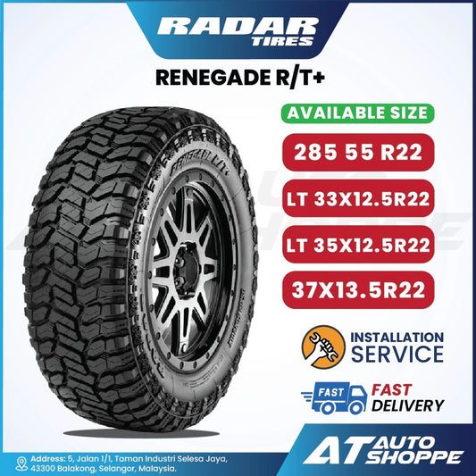 Radar Renegade R/T+ 22 Inch Rugged Terrain Tyre (1 Tire)