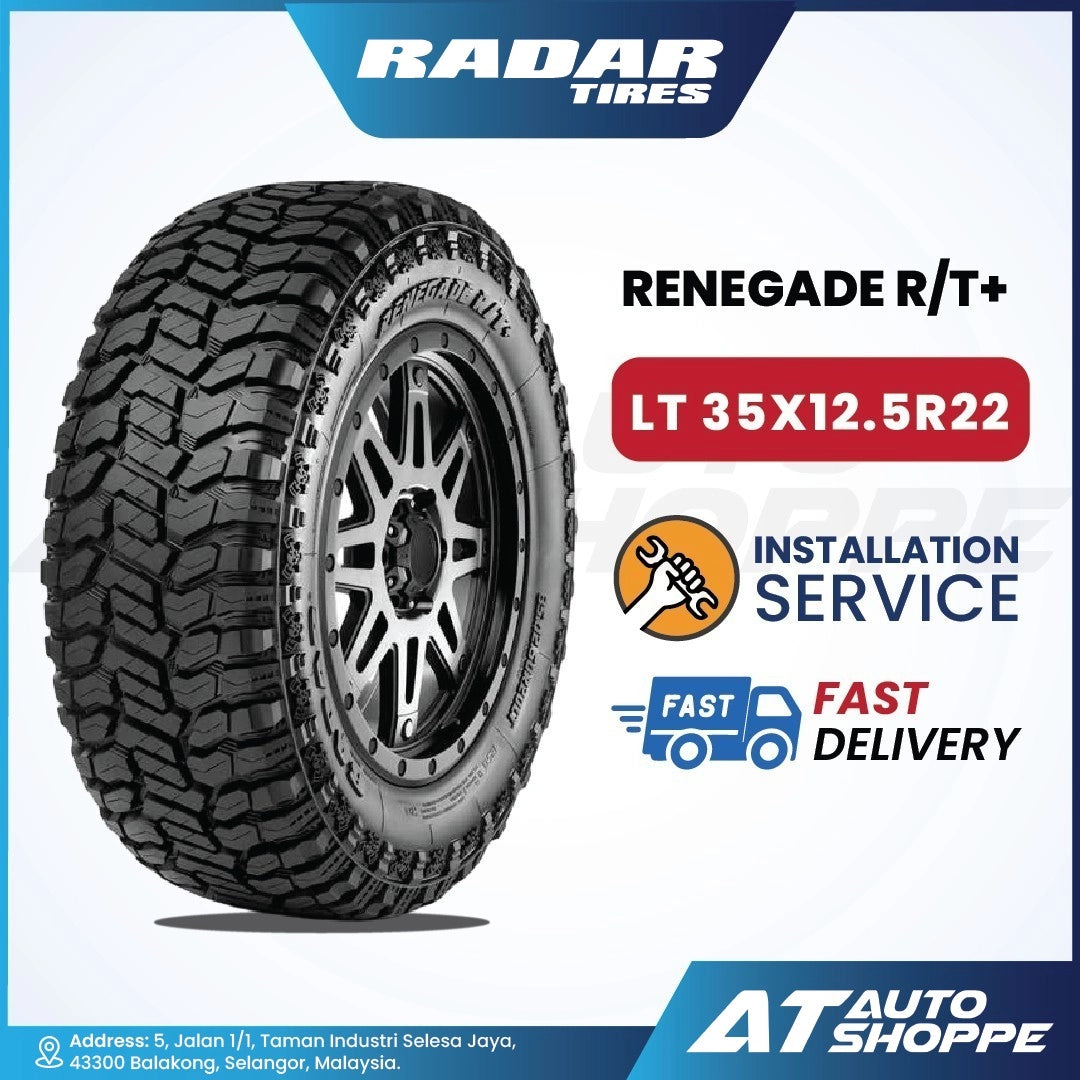 Radar Renegade R/T+ 22 Inch Rugged Terrain Tyre (1 Tire)