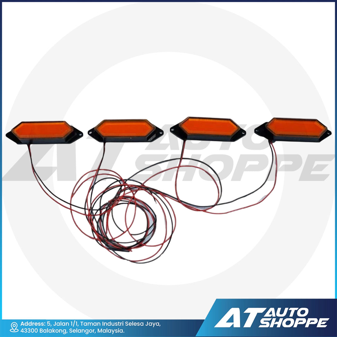 F-Sport Raptor Honeycomb Grille LED Light Amber For Ford Ranger Raptor Next Gen
