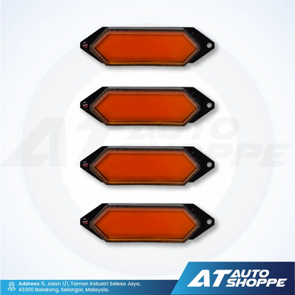 F-Sport Raptor Honeycomb Grille LED Light Amber For Ford Ranger Raptor Next Gen