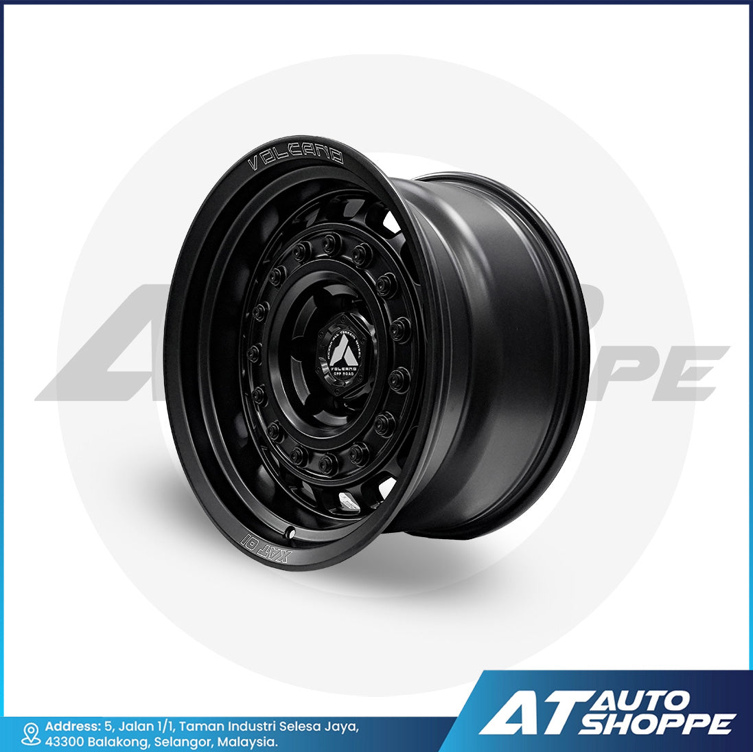 Raxer Wheels XAT 01 Matte Black Size 17x9 6x139.7 ET25 Wheel (1 Piece)