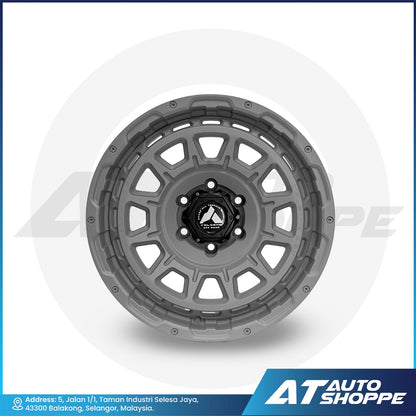 Raxer OGX B-Moon Grey 18x9 6x139.7 ET-5 Wheel (1 Piece)