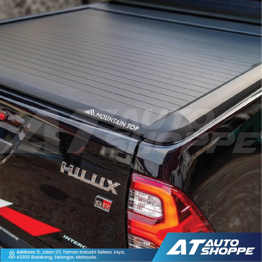 RealTruck EVOm Manual Roller Shutter Cover Tonneau For Toyota Hilux