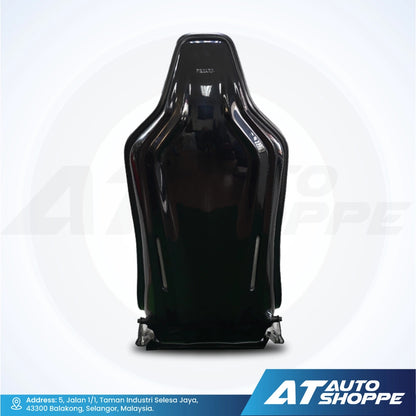 Recaro RCS Black Shell Black & White Bucket Seat