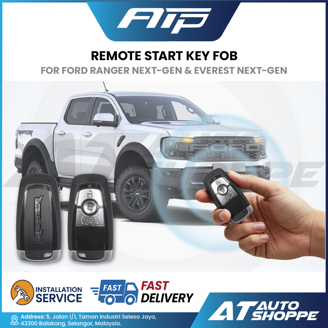 Remote Start Key Fob For Ford Ranger Next-Gen & Everest Next-Gen