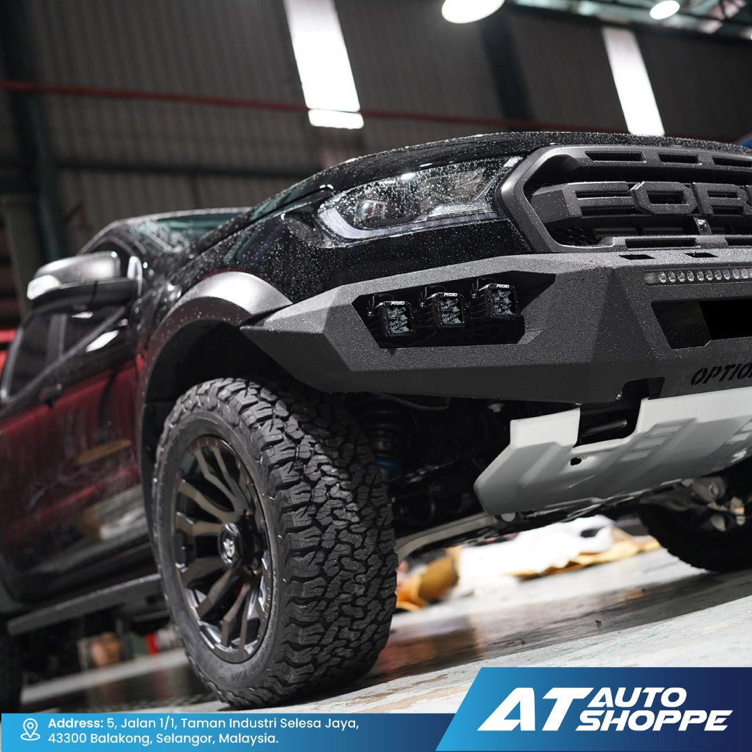 Rigid Industries D-Series Midnight Edition Spot LED Lights Pair (Made in USA)