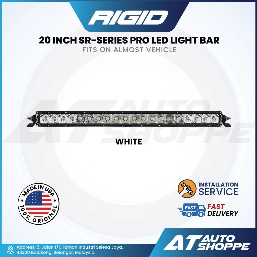 20 Inch Rigid SR Series Pro Light Bar with white background