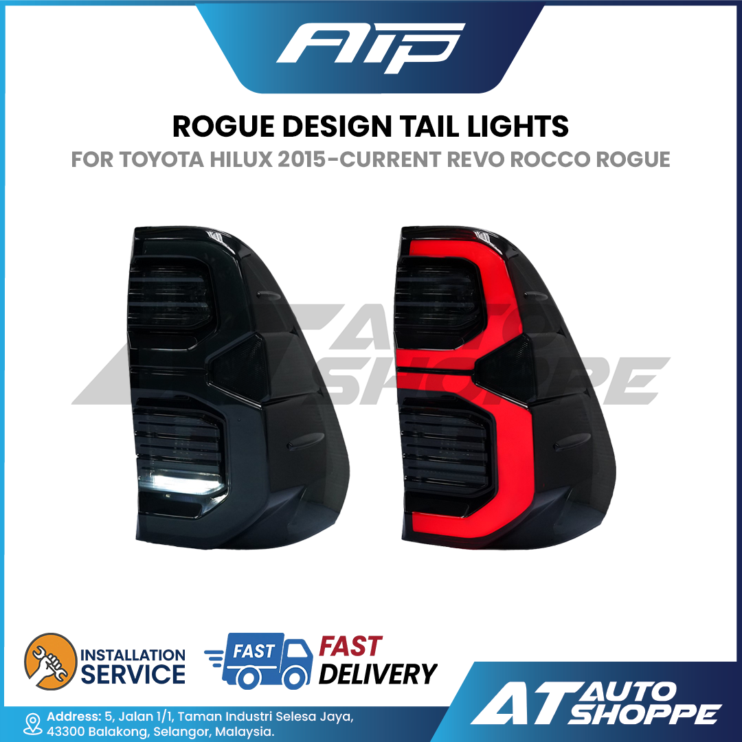 Rogue Design Smoke LED Tail Lamp for Toyota Hilux Revo / Rocco / Rogue 2015-On