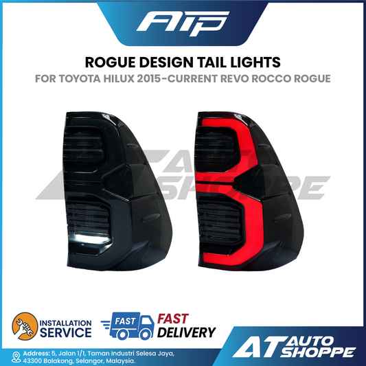 Rogue Design Smoke LED Tail Lamp for Toyota Hilux Revo / Rocco / Rogue 2015-On