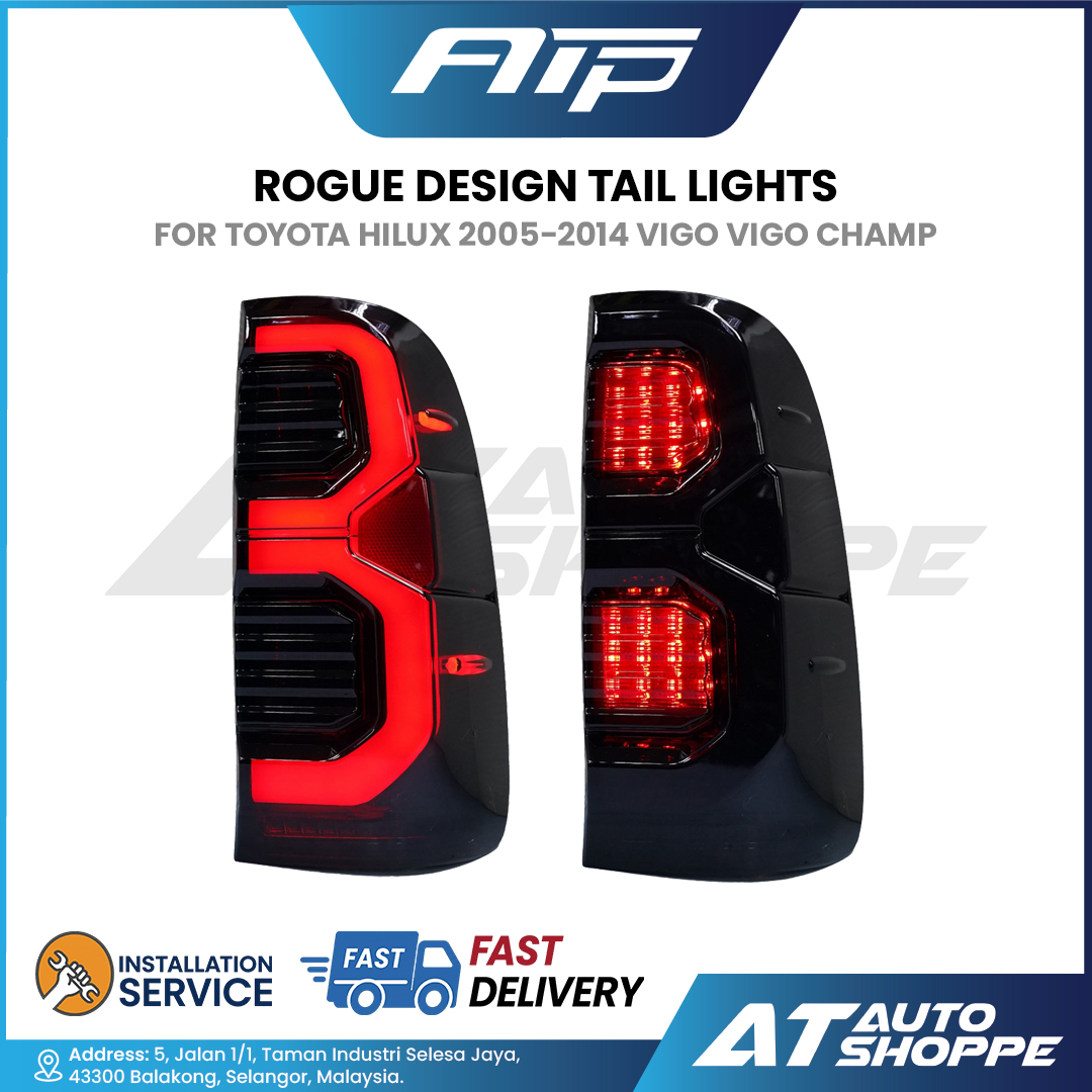 Rogue Design Tail Lights For Toyota Hilux 2005-2014 Vigo Vigo Champ