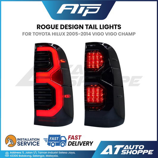 Rogue Design Tail Lights For Toyota Hilux 2005-2014 Vigo Vigo Champ
