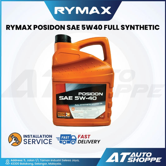 Rymax Posidon 5W40 Full Synthetic Motor Oil (4L)