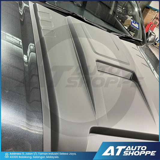 S-Sport Bonnet Scoop V4 3D For Mitsubishi Triton 2019-Onwards