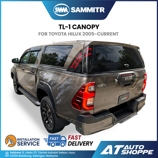 SAMMITR TL-1 Canopy For Toyota Hilux 2005-Current