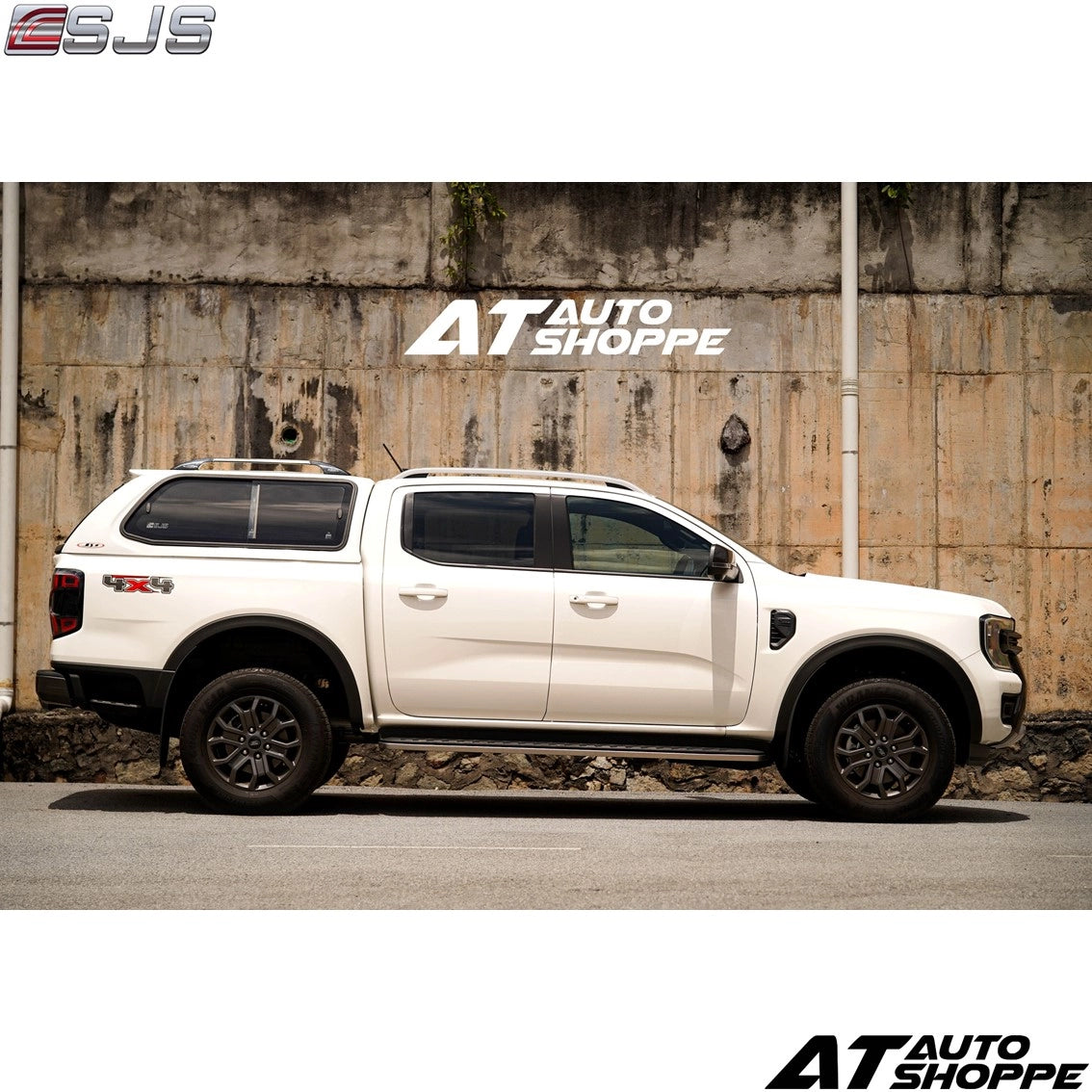 SJS Standard Canopy Popup Window For Ford Ranger Next Gen 2023 T9 Hardtop Bed Cover