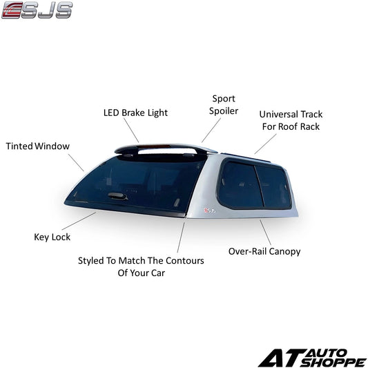 SJS Standard Canopy Popup Window For Isuzu DMAX 2012-Onwards Hardtop Bed Cover