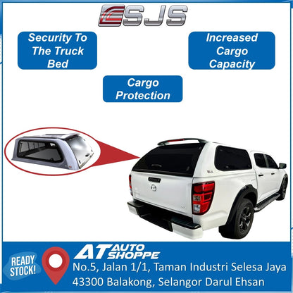 SJS Standard Canopy Popup Window For Mazda BT-50 2012-On Hardtop Bed Cover