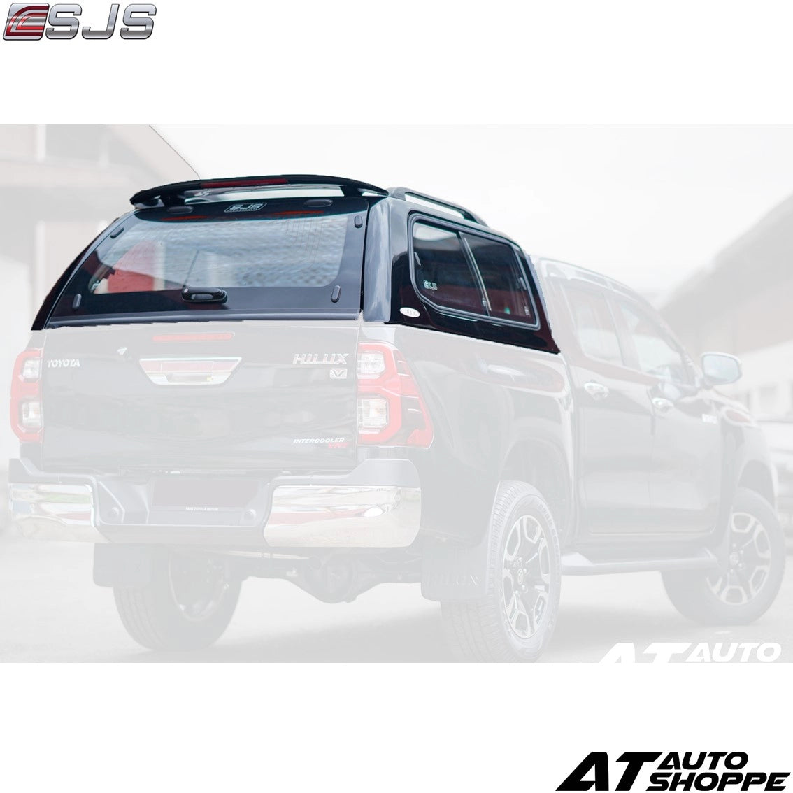 SJS Standard Canopy Popup Window For Toyota Hilux 2005-Onwards Hardtop Bed Cover