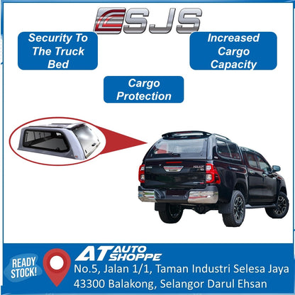 SJS Standard Canopy Popup Window For Toyota Hilux 2005-Onwards Hardtop Bed Cover
