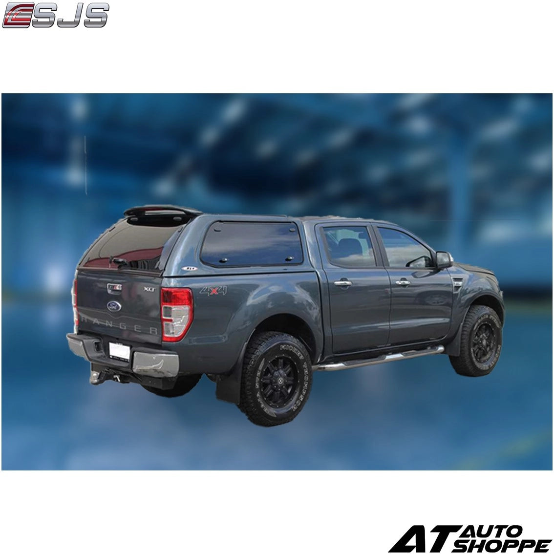 SJS Standard Canopy Sliding Window For Ford Ranger 2012-2022 T6 T7 T8 Hardtop Bed Cover