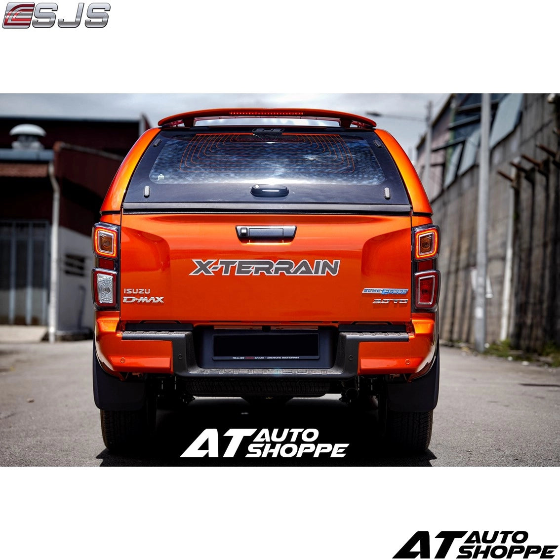 SJS Standard Canopy Sliding Window For Isuzu DMAX 2012-Onwards Hardtop Bed Cover
