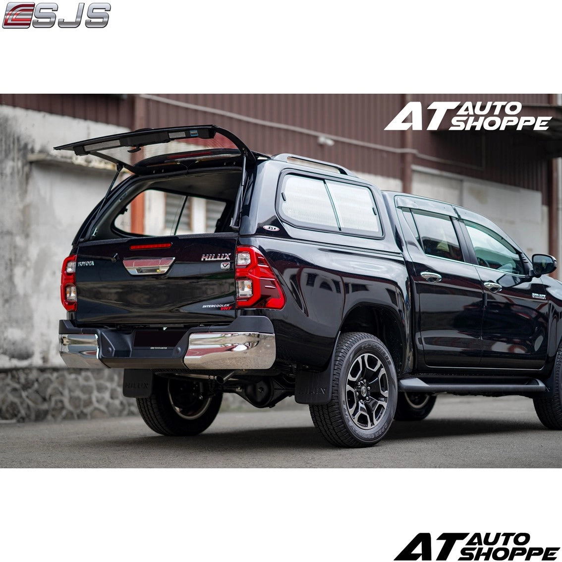 SJS Standard Canopy Sliding Window For Toyota Hilux 2005-Onwards Hardtop Bed Cover