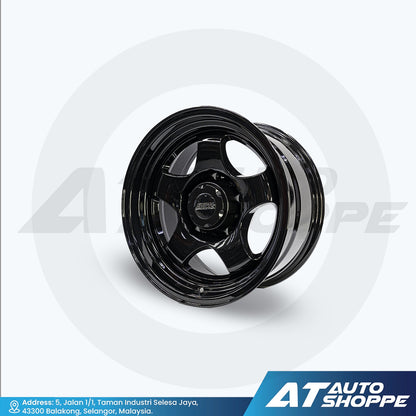 SSW Wheels S211-Black 16x8 ET-10 5x139.7 (1 Piece)