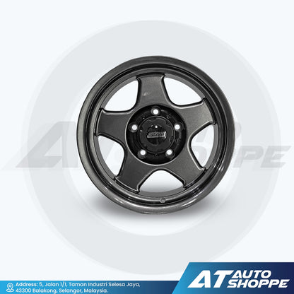 SSW Wheels S323-Gunmetal Dark 16x8 ET-10 5x139.7 (1 Piece)