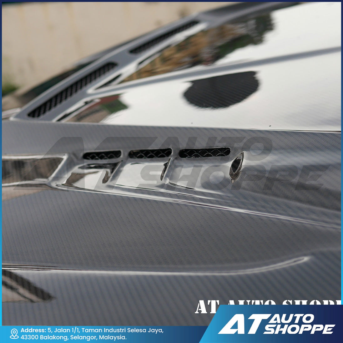 AKANA Carbon Wizard Storm Bonnet for Ford Ranger T7 T8 2015–2021