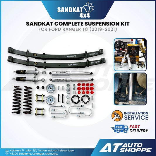 Sandkat Complete Suspension Kit Full Set Ford Ranger T8 (2019–2021)