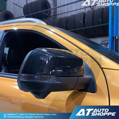 Side Mirror Cover Guard Glossy Black For Ford Ranger Next Gen 2023 T9