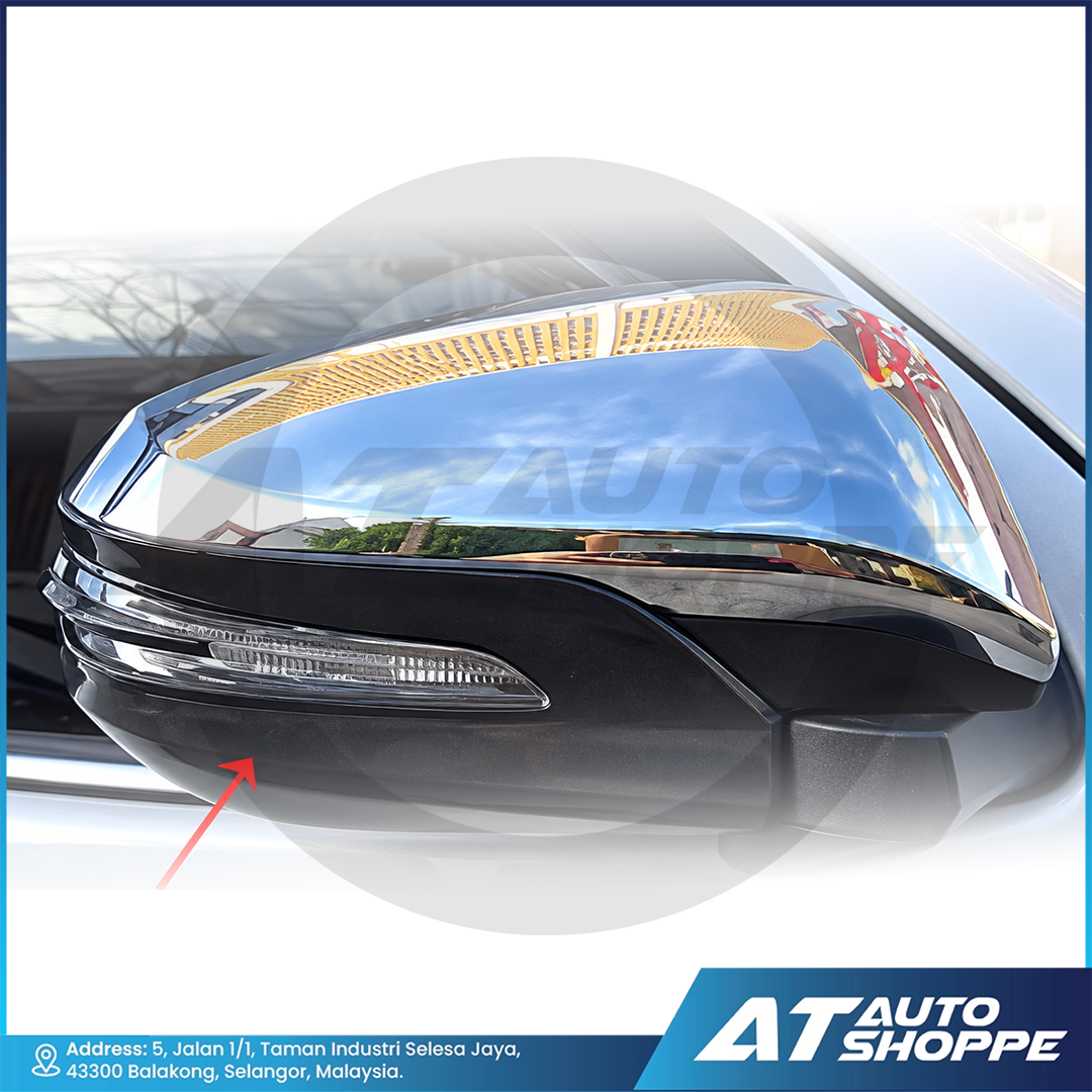 Side Wing Mirror Cover For Hilux Revo Matte Black