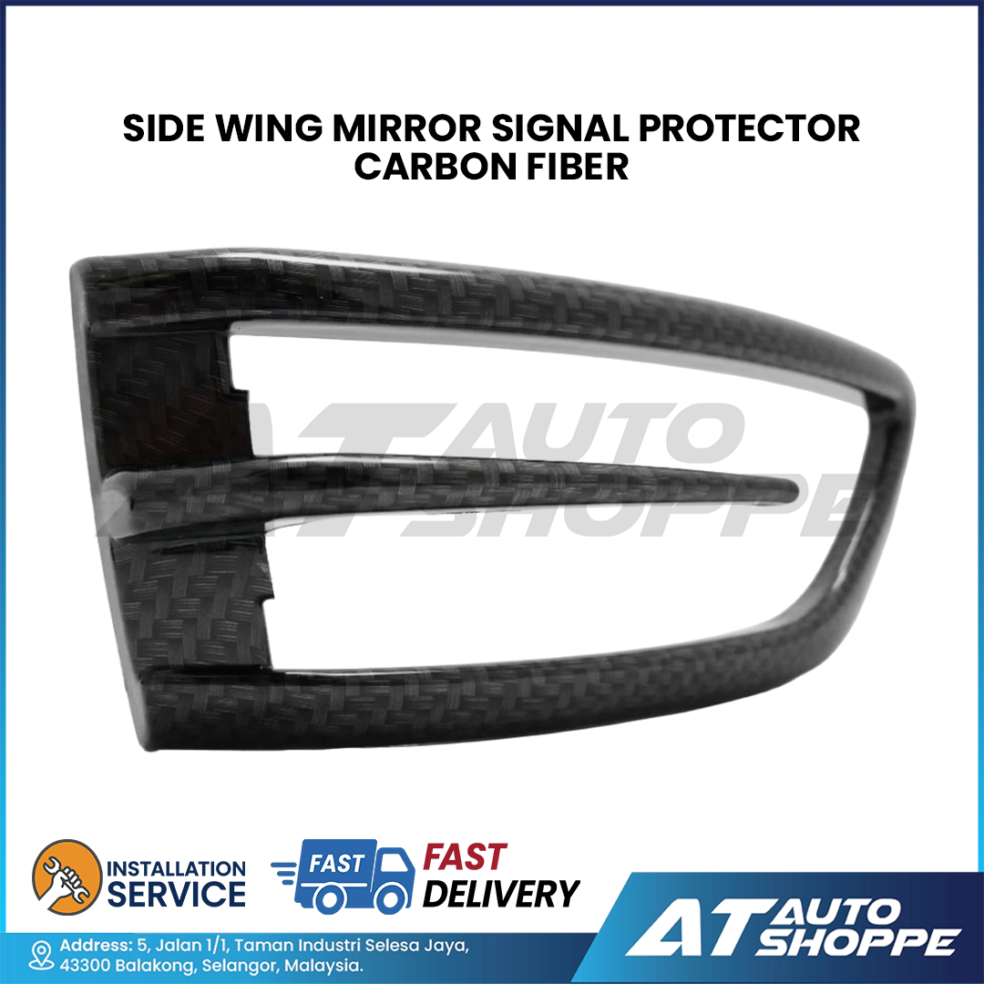 Side Wing Mirror Signal Protector Carbon Fibre