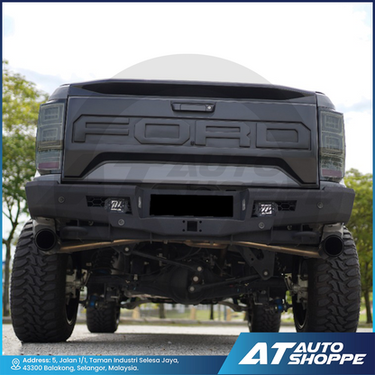 Tailgate Cover Guard F150 Style Widebody With Spoiler For Ford Ranger 2012-2021 Wildtrak Raptor