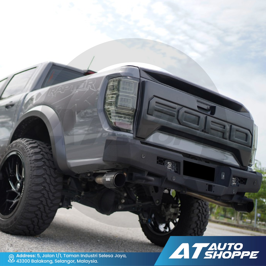 Tailgate Cover Guard F150 Style Widebody With Spoiler For Ford Ranger 2012-2021 Wildtrak Raptor