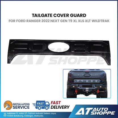 Tailgate Cover Guard For Ford Ranger 2022 Next Gen T9 XL XLS XLT Wildtrak