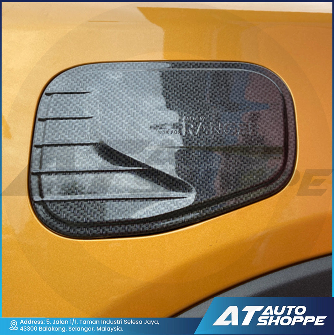 Fuel Tank Cover Guard Carbon Fiber For Ford Ranger Next Gen 2023 T9 (Made in Thailand)
