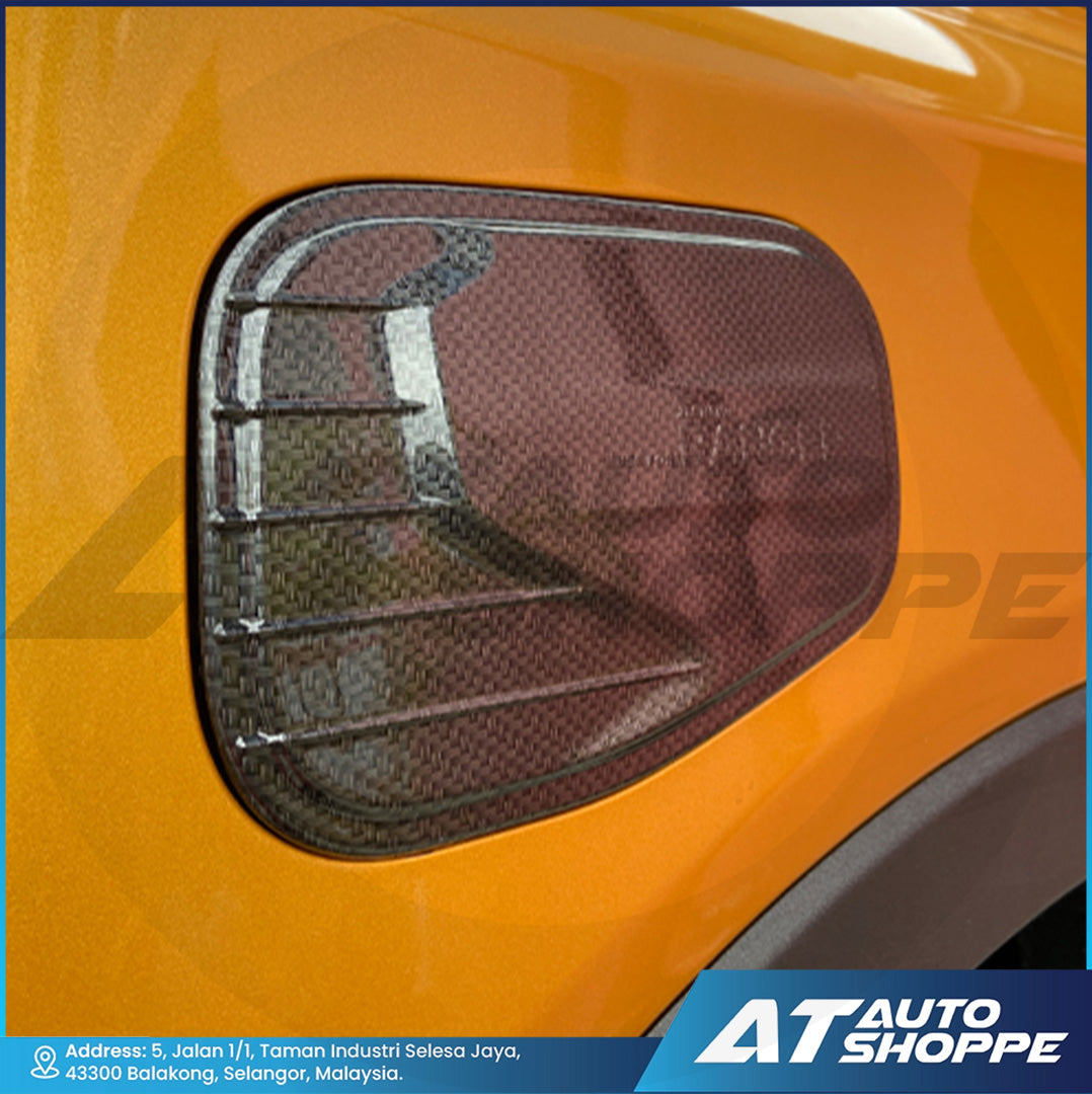 Fuel Tank Cover Guard Carbon Fiber For Ford Ranger Next Gen 2023 T9 (Made in Thailand)