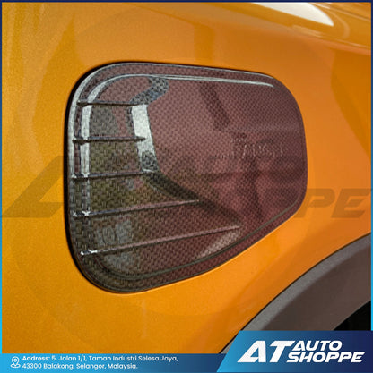 Fuel Tank Cover Guard Carbon Fiber For Ford Ranger Next Gen 2023 T9 (Made in Thailand)