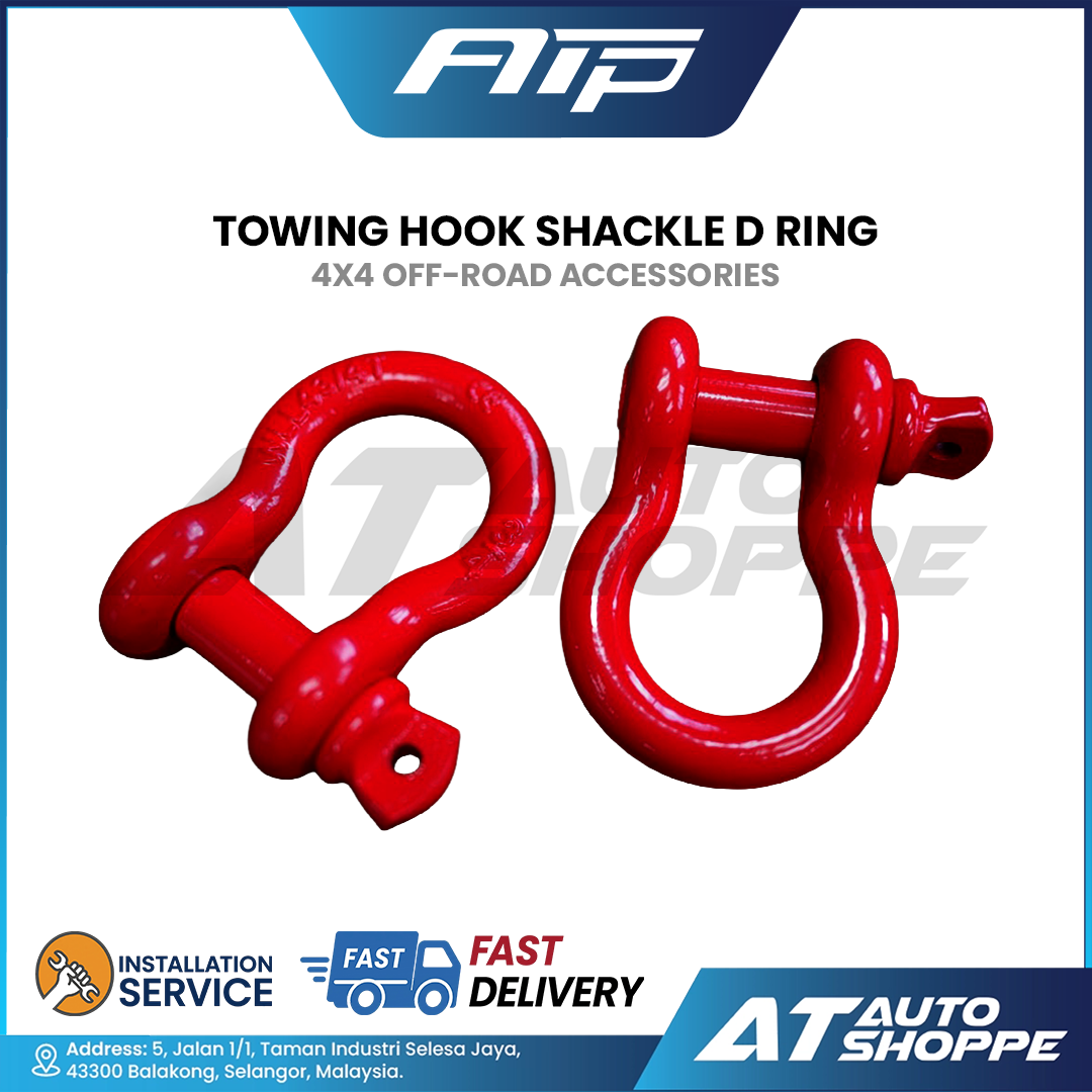 Towing Hook Shackle D Ring For 4x4