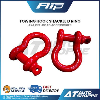 Towing Hook Shackle D Ring For 4x4