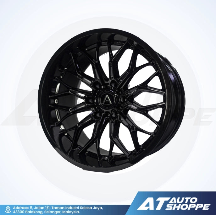 Vampire wheel on a white background with AT Auto Shoppe branding.