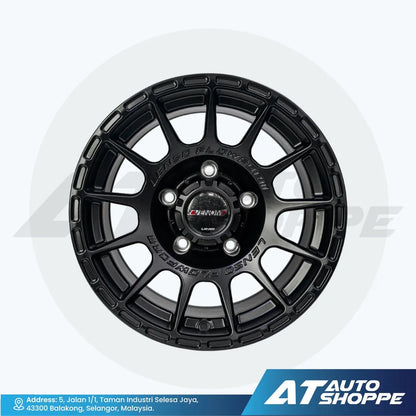 Lenso Venom 7 Satin Black 15x8 ET-6 5x139.7 (1 Piece)