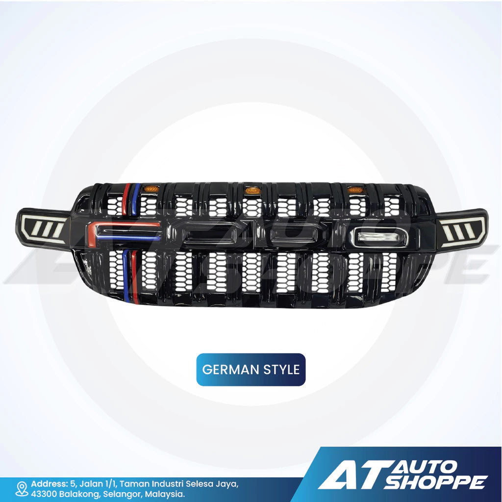 Victor Front Grille V2 LED With Camera Cover For Ford Ranger/Everest Next Gen 2022-Current