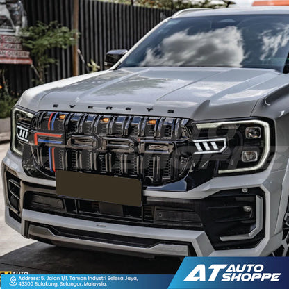 Victor Front Grille V2 LED With Camera Cover For Ford Ranger/Everest Next Gen 2022-Current