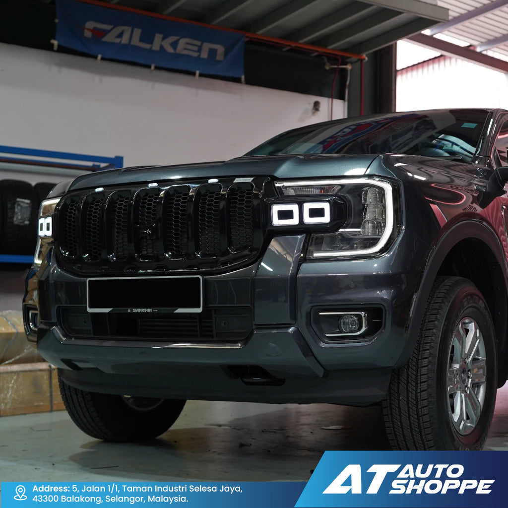 Victor Front Grille with LED and Camera Cover for Ford Ranger/Everest Next Gen 2022-Current